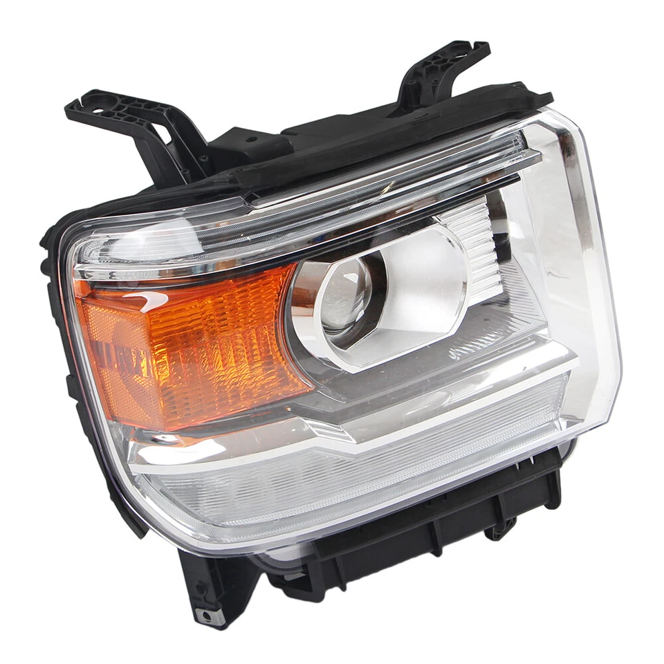 Headlight for 2016-2019 GMC Sierra 2500HD HID w/ LED DRL Projector - Passenger Foto 3 de 4