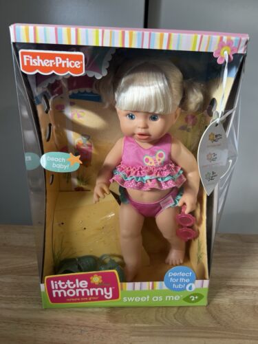 Fisher Price Little Mommy Sweet As Me Beach 14" Doll Bathing Suit (damaged Box)