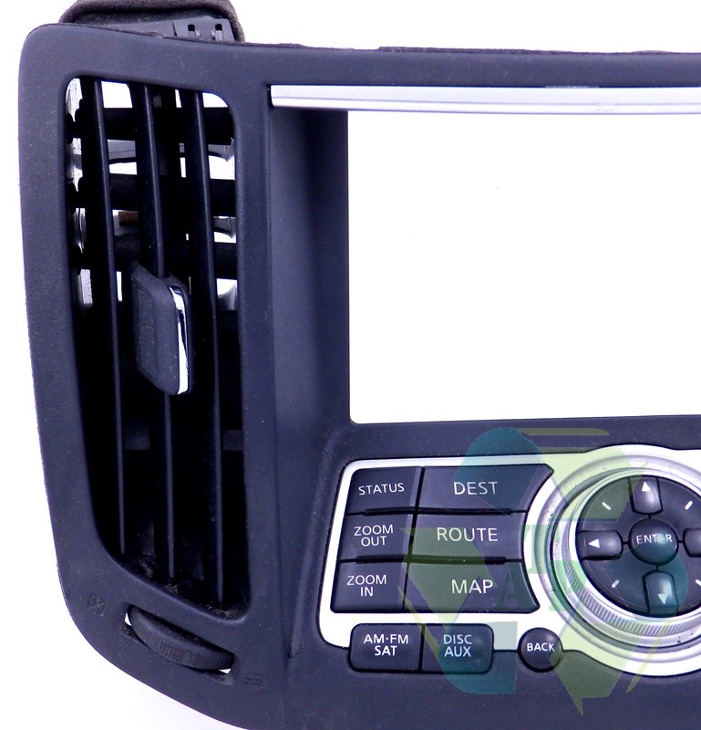 Infiniti G35 G37 G25 Q60 Navigation Dash Bezel Vents OEM Console Black