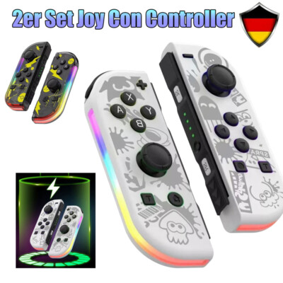 Mit LED Joy Con-Controller inkl 2er Set für Nintendo Switch DHL Wireless Gamepad
