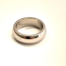 anello fascia larga 8mm argento925 misura 16-17