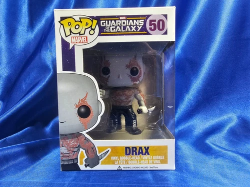 NEW FUNKO POP! MARVEL: GUARDIANS OF THE GALAXY DRAX #50 VAULTED BOBBLE HEAD