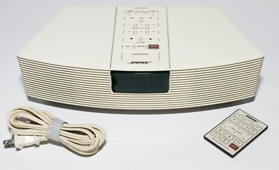 Bose Wave Radio AWR1-1W AM/FM Alarm Clock Radio Beige with Remote | eBay