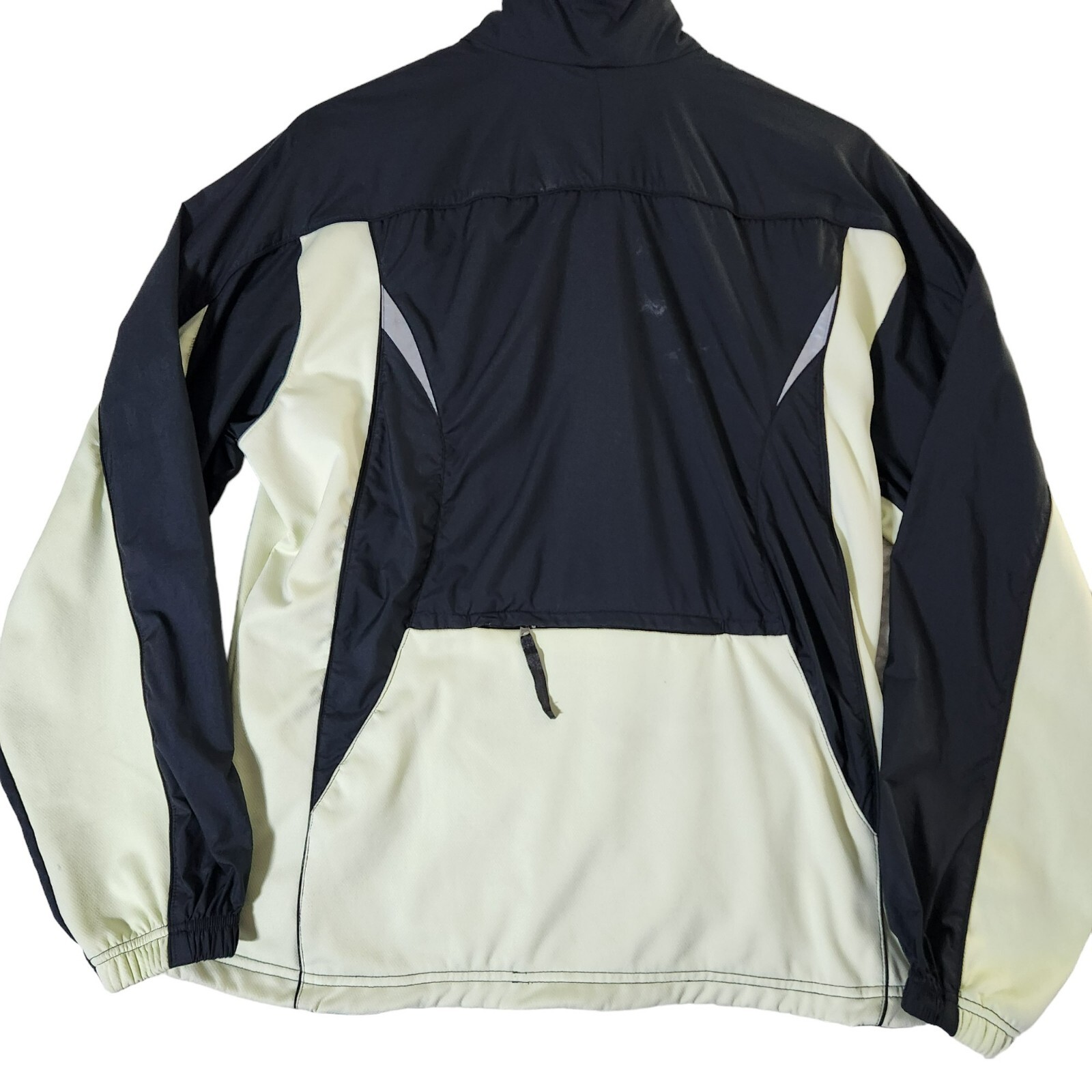 SACAI X NIKE Giacca a vento Nike vintage anni 90 donna taglia XL nera verde foderata in rete full zip