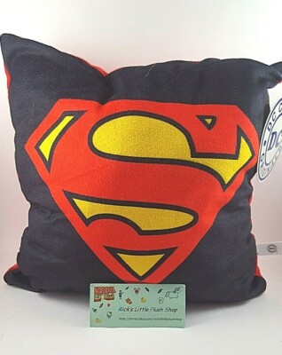 DC COMICS SUPERMAN 10X10 WARNER BROS PILLOW PLUSH SOFT TOY FACTORY | eBay