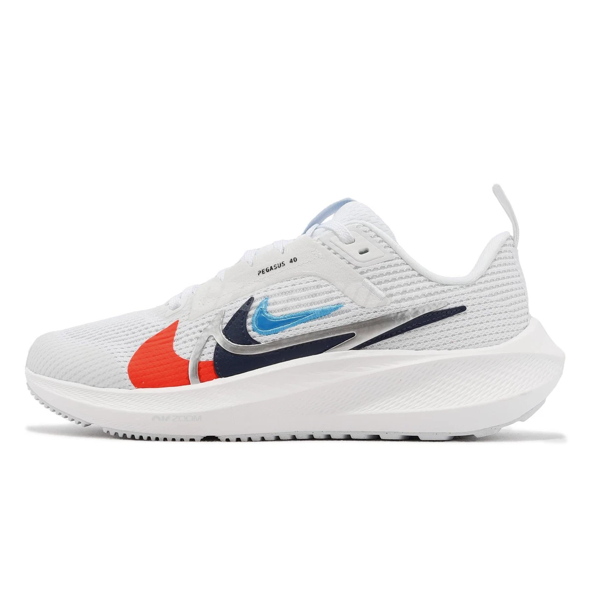 Nike Air Zoom Pegasus 40 PR GS White Multi Kids Women Running