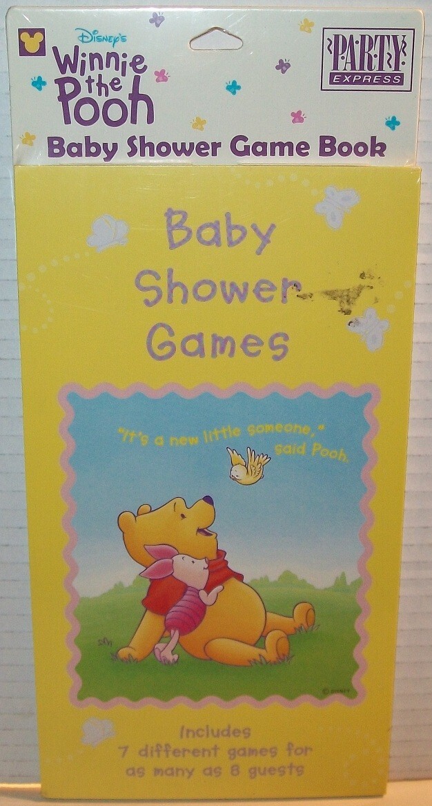 Winnie the Pooh Baby Shower Game Book - Factory Sealed