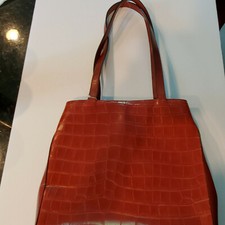 New Wilsons Leather Pelle Studio Red Italian Leather.free Shipping