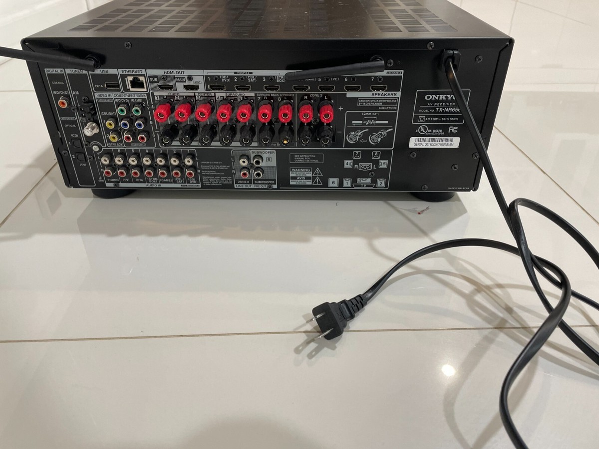 READ Onkyo TX-NR656 Home theater AV Receiver 7.2 Channel - Black