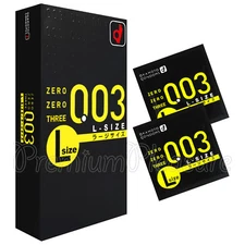 Okamoto 003 L-size condoms Zero Zero Three Larger Ultra thin 0.03mm Japan BOX10