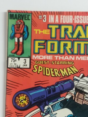 Transformers #3 Early Black Suit Spider-Man | eBay