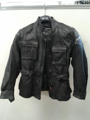 Hein Gericke Dakar Leather Motorcycle Jacket Womens 34 Ebay