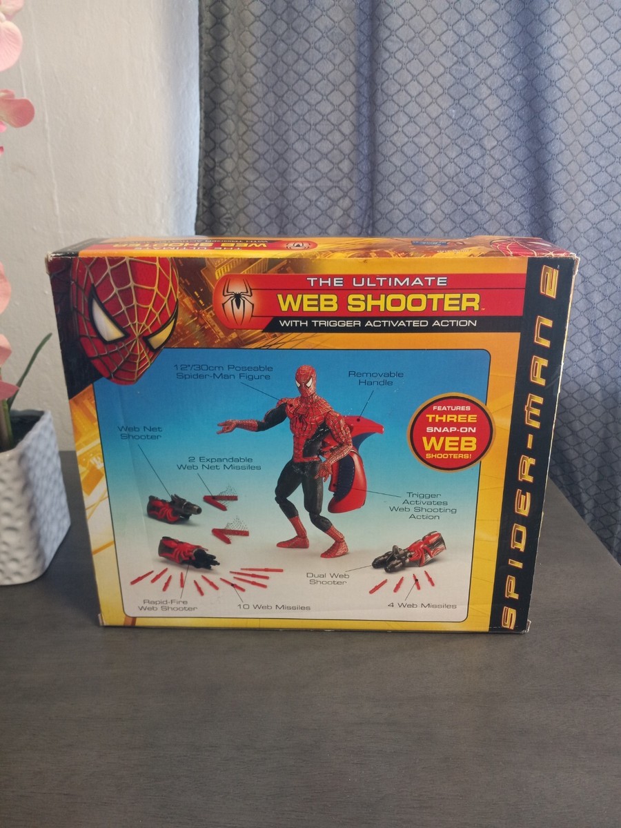 2004 Toy Biz Spiderman 2 The Ultimate Web Shooter With Trigger