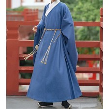 Asian Hanfu Men Chinese Ancient Unisex Cosplay Costume Men MingStyle Taoist Robe