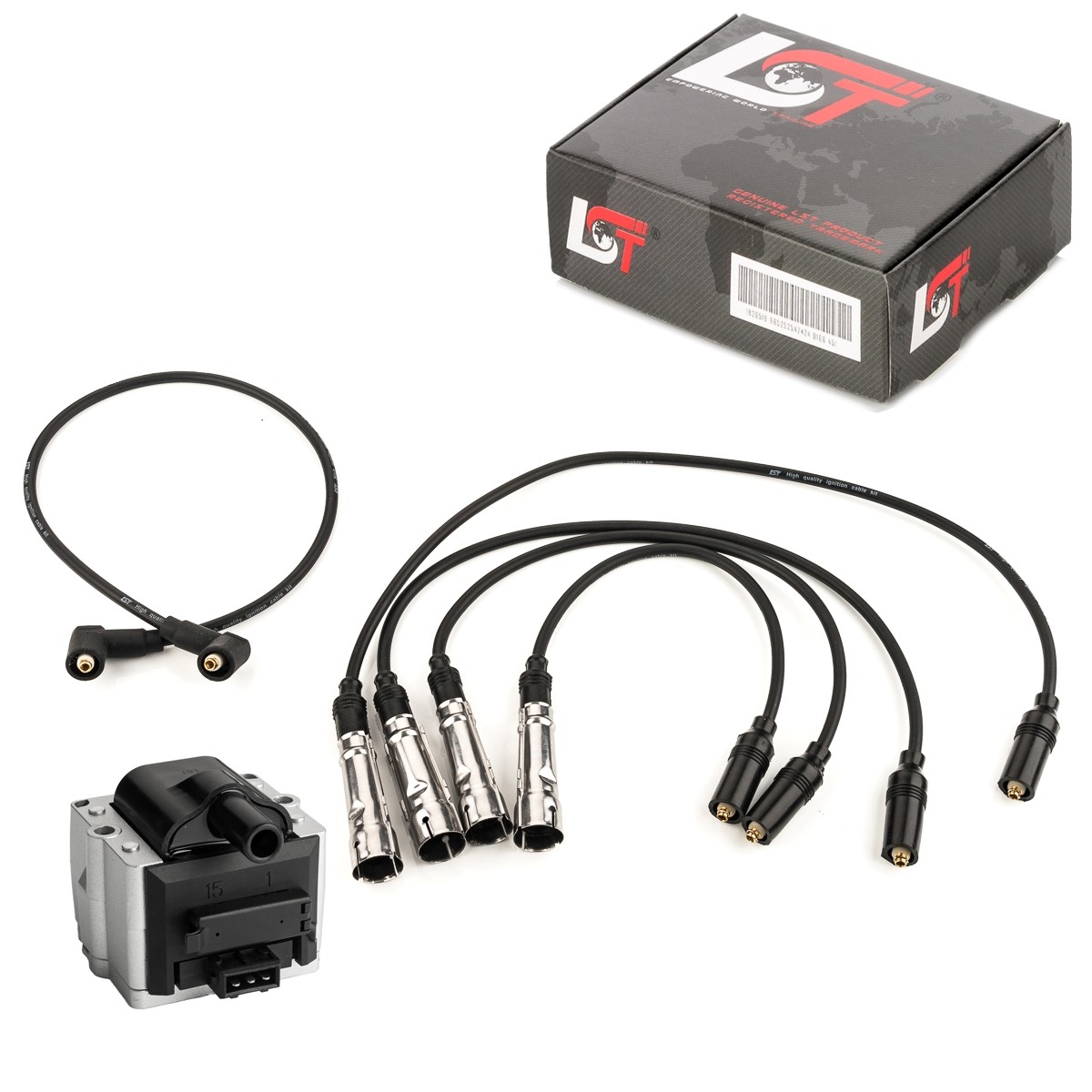 Ignition Leads Set Cable Coil for VW Passat 3A 35I B3 B4 Variation 1.6 1.8