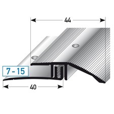 Anpassungsprofil Vancouver 44 x 7 bis 15 mm Aluminium PROVISTON