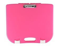 Portable Lap Desk with Storage Integrated Handle Exterior Wire Clip 18  x 15.25  x