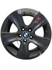 Alloy Wheel Rim 2011-2016 Bmw 528i 17x8 Black 5 Star Spoke Style 327 975574