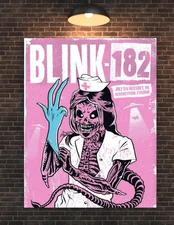 Blink 182 Pink poster