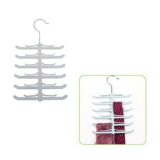 Multi-Layer Traceless Tie Rack Non-Slip Non-Marking Scarf Storage Rack Fish