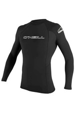 O'Neill Men's Basic Skins UPF 50 Long Sleeve Rash Guard X-Large Black