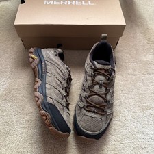 Merrell Men Moab 3 Waterproof Shoes Olive/Gum Size 9.5 Brand New