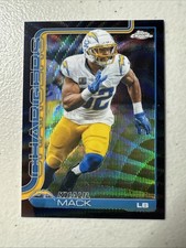 2025 Topps Chrome Khalil Mack Black Wave Refractor /10