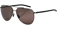 Porsche Design Polarized Men's Aviator Sunglasses - P8968 63B442 Made In Italy