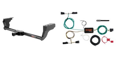 Curt Class 2 Trailer Hitch 1-1/4in Receiver & Wiring Harness Kit 12140-56272