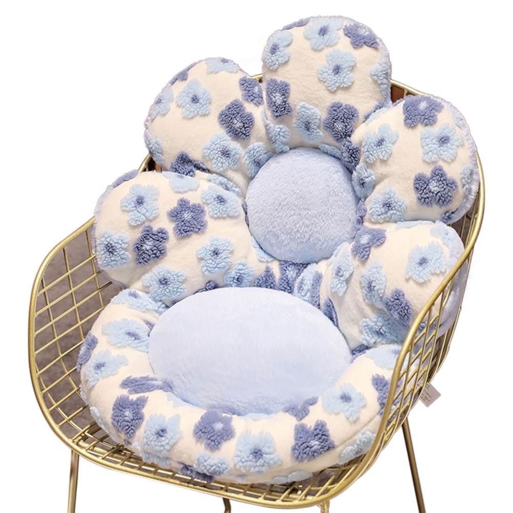 Cushion With Backrest Comfortable Office Dorm Seat Pad Decor