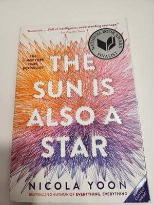The Sun Is Also a Star by Nicola Yoon Paperback- GREAT