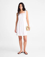 NWOT Madewell The Sophie Mini Dress in White - Size L