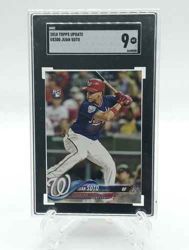 2018 Topps Update US300 Juan Soto Rookie SGC 9 MINT RC