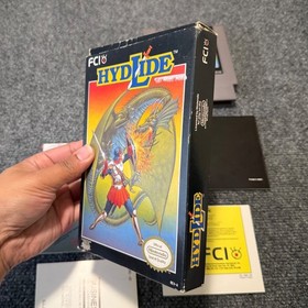 Hydlide Nintendo NES Video Game CIB w/ All Inserts Tested