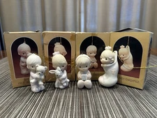 Precious Moments Baby's First Christmas  E5631 E5632 E2362 E2372 Ornaments Lot
