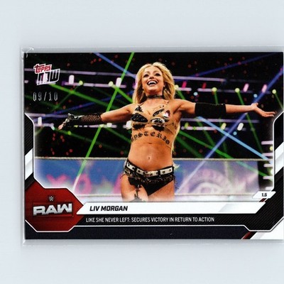 2026 Topps Now WWE - Liv Morgan #5 - Like She Never Left - Black Foil 09/10