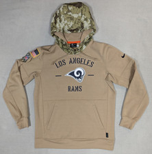 Los Angeles Rams Hoodie Mens Medium Nike Salute To Service Team Issued Camo USA
