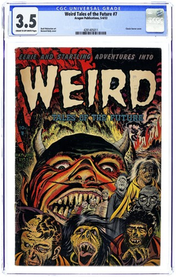 #ad #ad Weird Tales of the Future #7 CGC 3.5 1953 4281405011 $3950.00