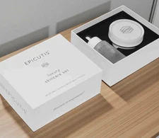 Epicutis Luxury Authentic LIPID SERUM 30ml HYVIA CREME 50ml.  FULL SIZE EXP/28