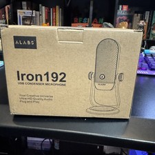 ALABS Iron192 USB Condenser Microphone for Streaming and Podcasts