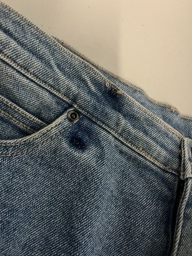 Pacific Gold Apparel Jean Shorts Denim Blue 28"-waist x 7"-inseam Cotton ~READ~ - Picture 13 of 16