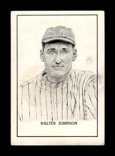Walter Johnson 1950 Callahan Hall of Fame card