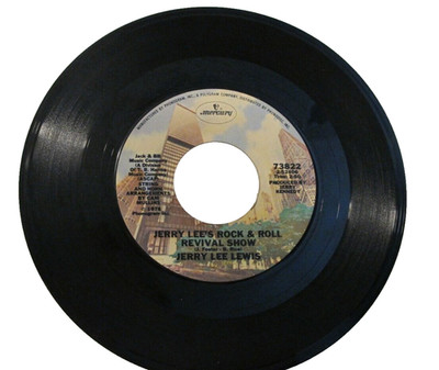 45 RECORD - JERRY LEE LEWIS - ROCK & ROLL REVIVAL SHOW