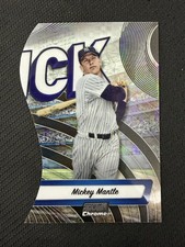 2024 Mickey Mantle - Topps Stadium Club Chrome Triumvirates #TVN-10 Yankees SS11