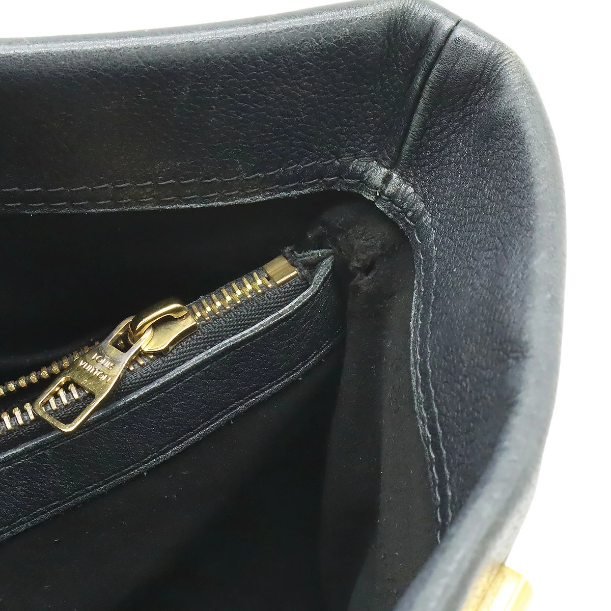 Louis Vuitton Monogram Pallas Shopper Tote Bag Chain Shoulder Noir Black M51198 image 7