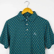 New, Rhoback The Four Leaf Men's Short Sleeve Performance Polo