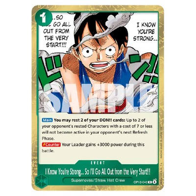 One Piece Carrying on his Will I Know You're Strong... So I'll Go All Out fro...