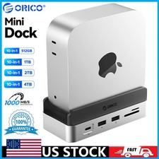 ORICO 4TB/2TB /1TB Storage Expansion Dock for Mac Mini M4 M4 Pro Stand USB3.2