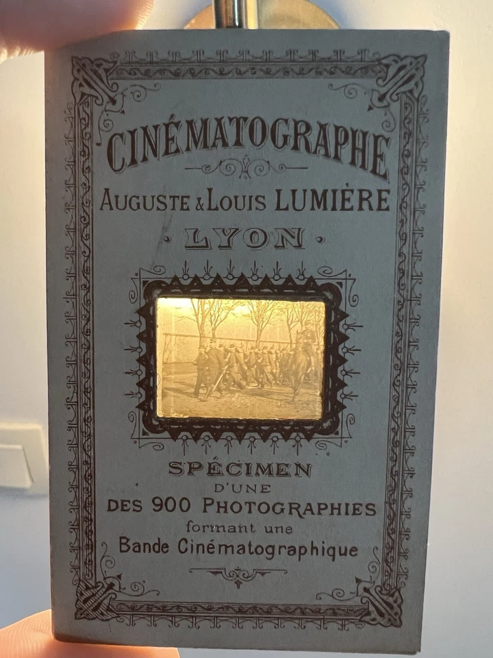Rare publicité du cinématographe Lumière Auguste & Louis Lumière, Lyon, fin XIXe - Photo 2/3