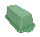 New ListingJadite Covered Butter Dish Green Milk Glass Retro Style MCM (Fits up to 1 lb.)